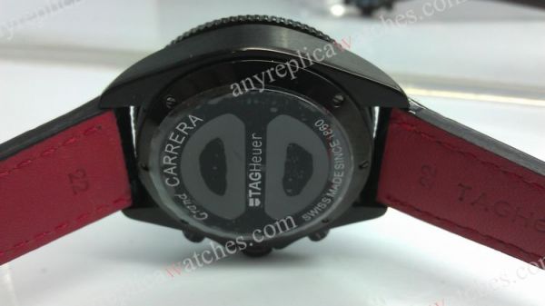 Tag Heuer Carrera Calibre 17 Rs2 All Black Leather Strap Replica Watch Tag Heuer Carrera Calibre 17 Rs2 All Black Leather Strap Replica Watch