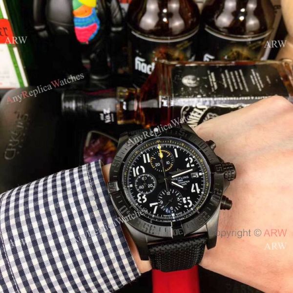 Copy Breitling Super Avenger II Watches Green Dial Black Case Copy Breitling Super Avenger II Watches Green Dial Black Case