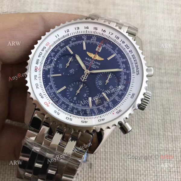 Breitling 1884 Chronometre Navitimer 01 Blue Face Watch 46mm or 42mm Breitling 1884 Chronometre Navitimer 01 Blue Face Watch 46mm or 42mm
