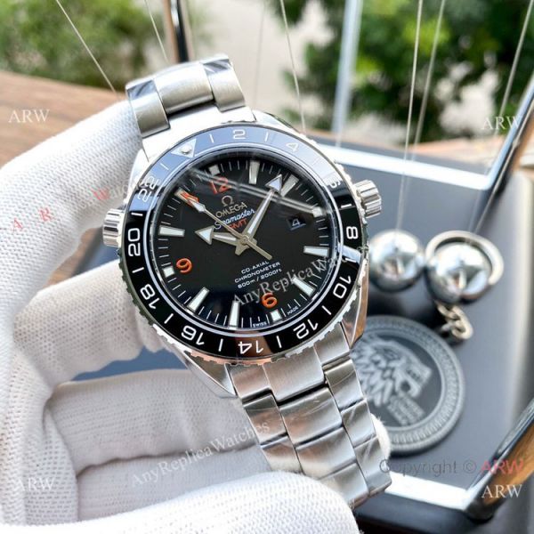 Replica Omega Planet Ocean GMT Watches Blue Ceramic Bezel SWISS GRADE CASE Replica Omega Planet Ocean GMT Watches Blue Ceramic Bezel SWISS GRADE CASE