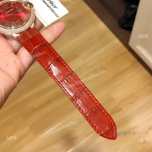 Copy Ballon Bleu De Cartier Red Watches Swiss Quartz Copy Ballon Bleu De Cartier Red Watches Swiss Quartz