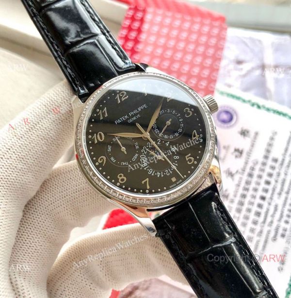 Super Clone Patek Philippe Moonphase Gold Diamond Watch 40MM Super Clone Patek Philippe Moonphase Gold Diamond Watch 40MM