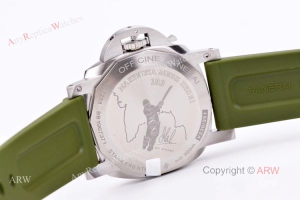 VS Factory Panerai PAM1056 Mahendra Singh Dhoni Luminor Green Dial 44mm Replica Watch VS Factory Panerai PAM1056 Mahendra Singh Dhoni Luminor Green Dial 44mm Replica Watch