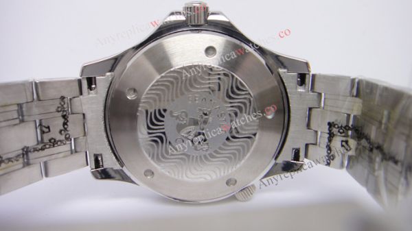 Omega Seamaster 300 Replica James Bond Watch SS Blue Dial 40mm For Men Omega Seamaster 300 Replica James Bond Watch SS Blue Dial 40mm For Men