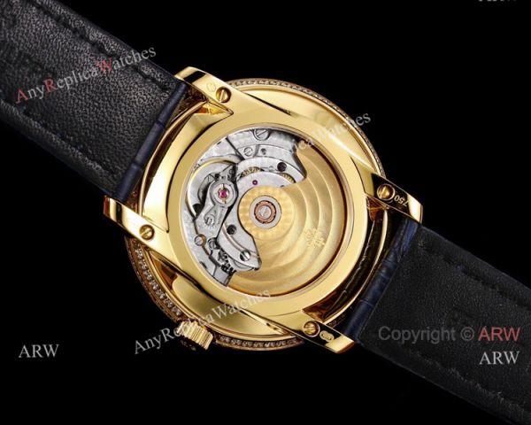 Swiss Patek Philippe Complications 4968R Watch Blue Mother of Pearl Gold Case Swiss Patek Philippe Complications 4968R Watch Blue Mother of Pearl Gold Case