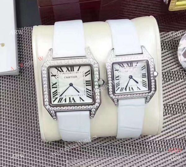 High Quality Cartier Santos Diamond Replica Watch Lover watch High Quality Cartier Santos Diamond Replica Watch Lover watch