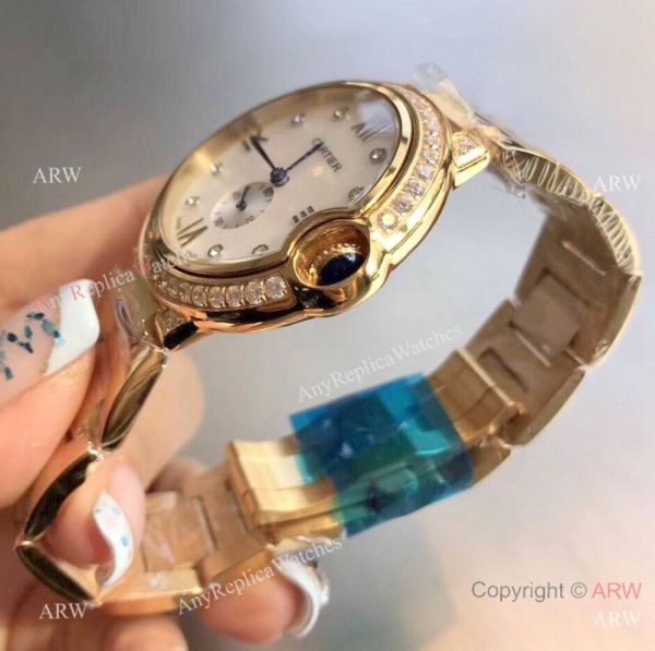 Stainless Steel Diamond White Dial Womens Fake Cartier Watch Stainless Steel Diamond White Dial Womens Fake Cartier Watch