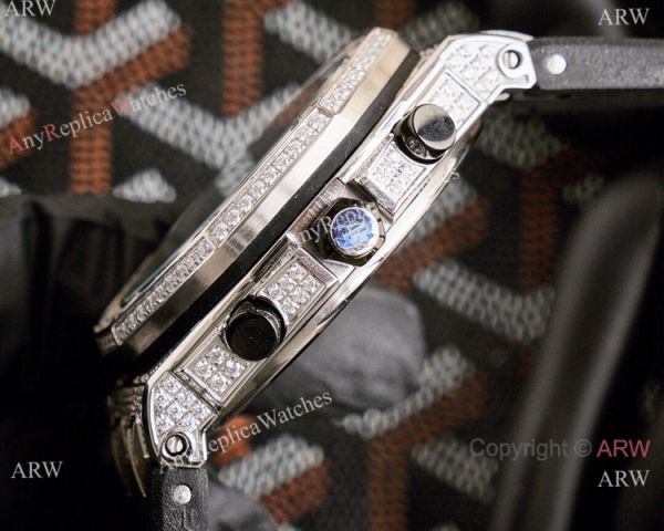Knockoff Audemars Piguet Royal Oak Offshore Watch Iced Out White Face Knockoff Audemars Piguet Royal Oak Offshore Watch Iced Out White Face