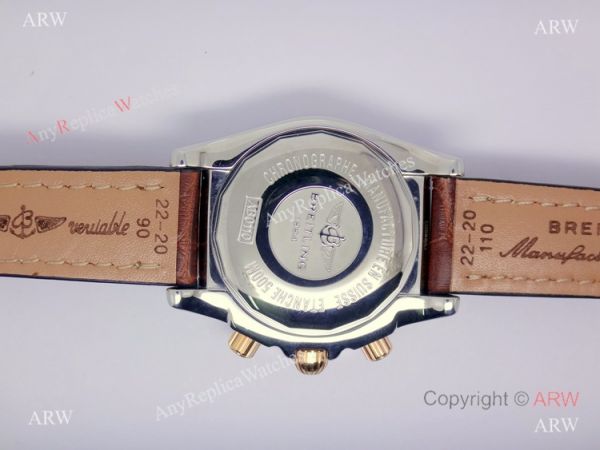 Replica Breitling Chronomat Swiss watch Rose gold subdial Replica Breitling Chronomat Swiss watch Rose gold subdial