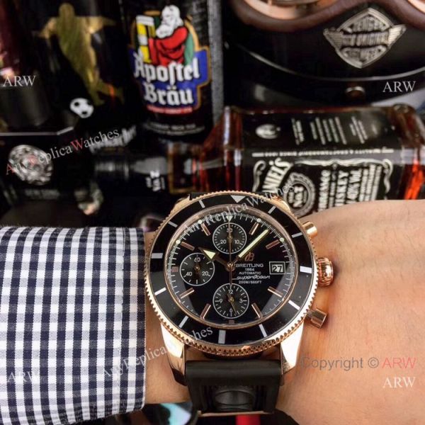 Replica Breitling Superocean Chronograph Men Watch Rose Gold Replica Breitling Superocean Chronograph Men Watch Rose Gold