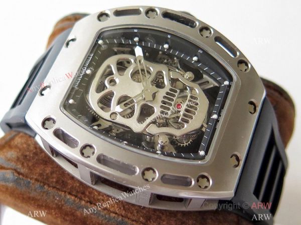 Swiss 1:1 Richard Mille RM052 Titanium Skeleton Replica Watch 43mm Swiss 1:1 Richard Mille RM052 Titanium Skeleton Replica Watch 43mm