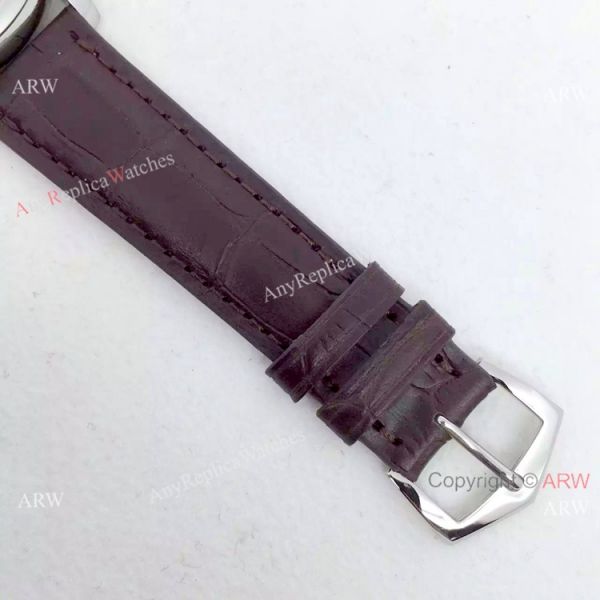 Swiss 9015 Patek Philippe White Face Brown Strap Swiss 9015 Patek Philippe White Face Brown Strap