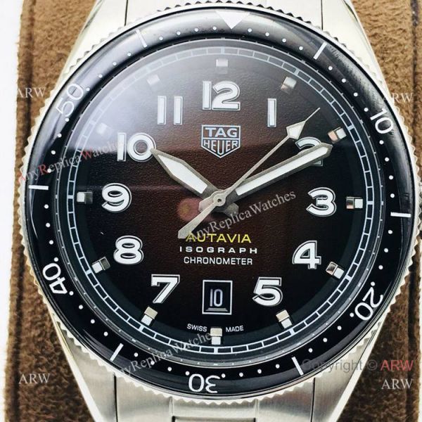 AAA Replica TAG Heuer Autavia Chocolate Dial Watch Swiss 2836 AAA Replica TAG Heuer Autavia Chocolate Dial Watch Swiss 2836