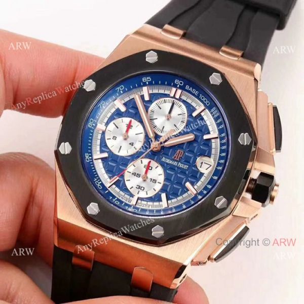 Fake Audemars Piguet For Sale 44mm Rose Gold Blue Dial Mens Watch Fake Audemars Piguet For Sale 44mm Rose Gold Blue Dial Mens Watch