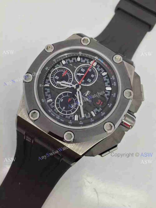 Swiss 3126 Audemars Piguet Michael Schumacher Black Dial Watch Swiss 3126 Audemars Piguet Michael Schumacher Black Dial Watch