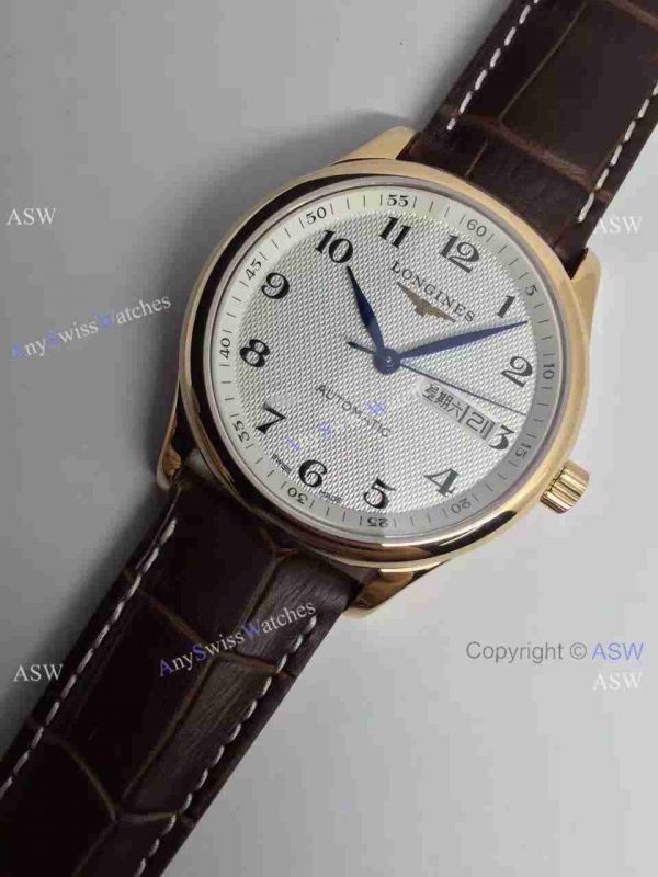 Copy Swiss Longines Watch Yellow Gold Brown Leather Copy Swiss Longines Watch Yellow Gold Brown Leather