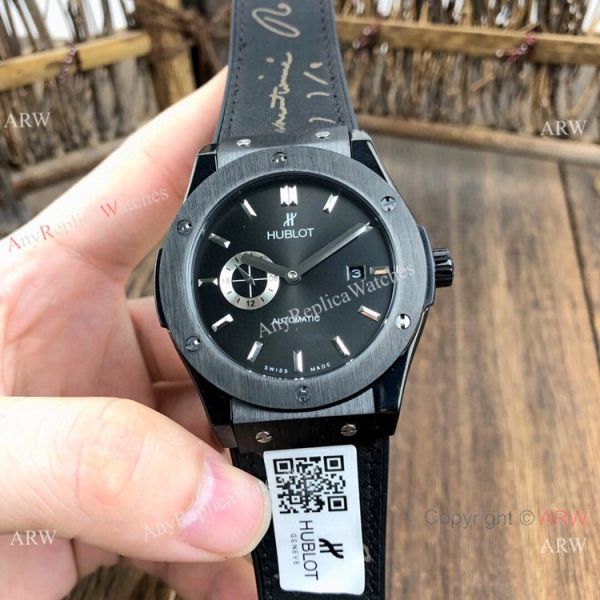 Copy Hublot Classic Fusion Black Case Automatic Watches 42mm Copy Hublot Classic Fusion Black Case Automatic Watches 42mm