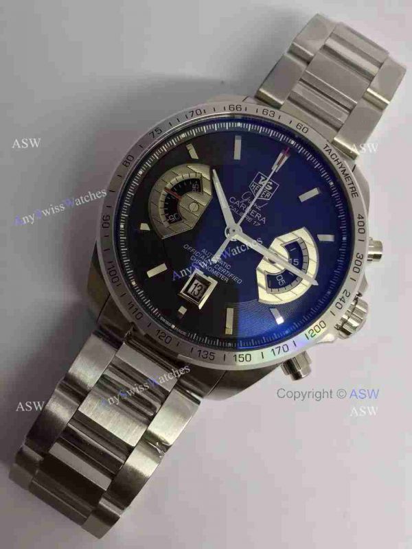 Super Clone Tag Heuer Grand Carrera Calibre 17 RS3 Watch SS black Dial Super Clone Tag Heuer Grand Carrera Calibre 17 RS3 Watch SS black Dial