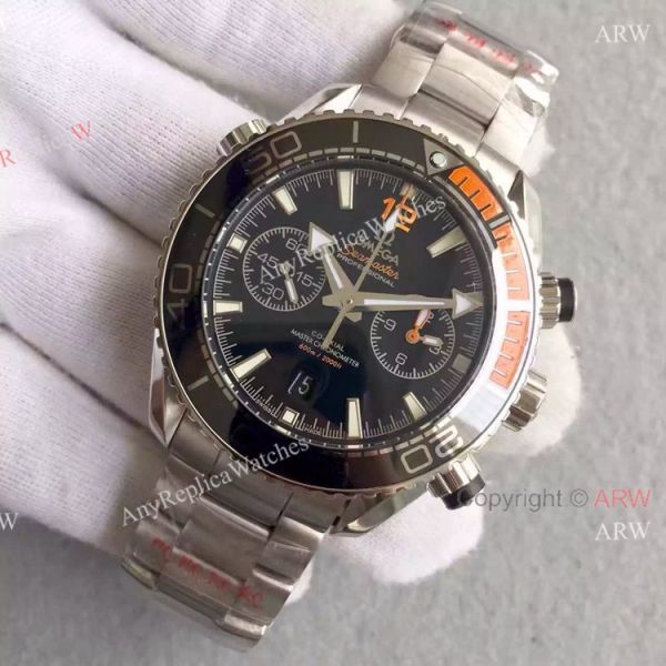 (OM)Swiss Replica Omega Seamaster 600m Master Black Orange Bezel Watch (OM)Swiss Replica Omega Seamaster 600m Master Black Orange Bezel Watch