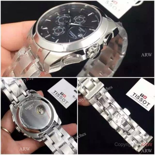Tissot 2-Tone Rose Gold Black Dial Replica Watch T035 Tissot 2-Tone Rose Gold Black Dial Replica Watch T035