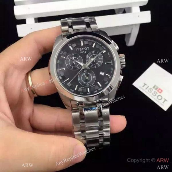 Tissot Stainless Steel Black Dial Replica Watch T035 Tissot Stainless Steel Black Dial Replica Watch T035