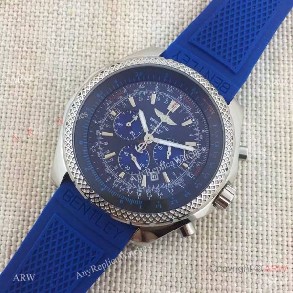 Fake BREITLING Bentley Motors T SS Blue Dial Rubber Watch Fake BREITLING Bentley Motors T SS Blue Dial Rubber Watch