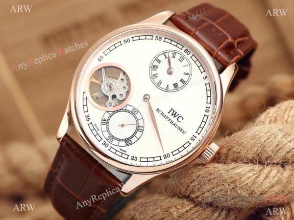 High Quality IWC Tourbillon Portuguese Watch Rose Gold Black Dial High Quality IWC Tourbillon Portuguese Watch Rose Gold Black Dial