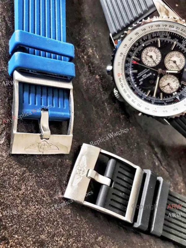 Replica Breitling Navitimer Rubber Strap Watch Blue Moonphase Dial Replica Breitling Navitimer Rubber Strap Watch Blue Moonphase Dial