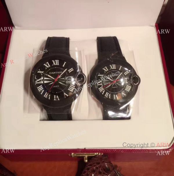 Cartier Ballon Bleu Black ADLC Case Wristwatch Newest Replica Cartier Ballon Bleu Black ADLC Case Wristwatch Newest Replica