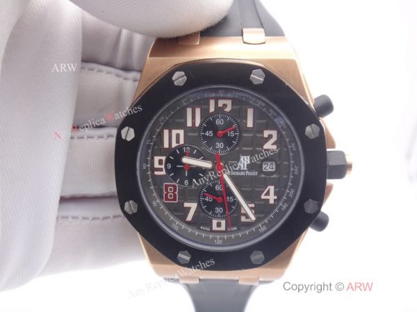 Audemars Piguet Royal Oak Offshore Replica Watch Rose Gold Red 8 Dial Audemars Piguet Royal Oak Offshore Replica Watch Rose Gold Red 8 Dial