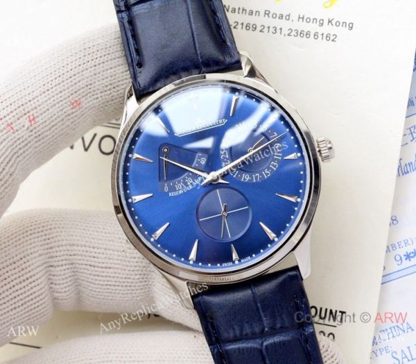 Copy Jaeger LeCoultre Master Ultra Thin Reserve de Marche Black Dial Watch Copy Jaeger LeCoultre Master Ultra Thin Reserve de Marche Black Dial Watch