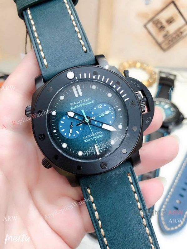 Replica Panerai PAM 983 Luminor Submersible Chrono Guillaume Nery Edition Watch Blue Dial Replica Panerai PAM 983 Luminor Submersible Chrono Guillaume Nery Edition Watch Blue Dial