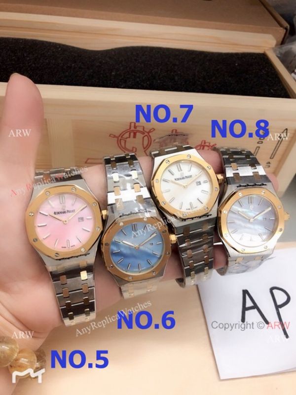 Copy Audemars Piguet Royal Oak 33mm Lady Watch Stainless Steel MOP Dial Copy Audemars Piguet Royal Oak 33mm Lady Watch Stainless Steel MOP Dial
