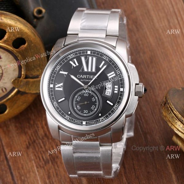 High Quality Replica Cartier Calibre de Cartier 2 Tone Rose Gold Watches High Quality Replica Cartier Calibre de Cartier 2 Tone Rose Gold Watches