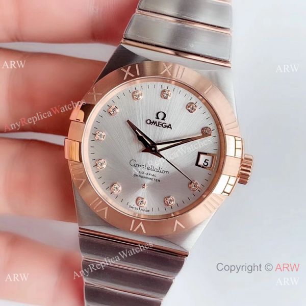 Omega Constellation Co-Axial 38mm Two Tone Rose Gold Watch VSF Asia 8500 Omega Constellation Co-Axial 38mm Two Tone Rose Gold Watch VSF Asia 8500