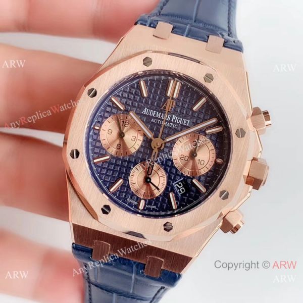 BF Factory Audemars Piguet Royal Oak 26331or Copy Watch Rose Gold Blue Face BF Factory Audemars Piguet Royal Oak 26331or Copy Watch Rose Gold Blue Face