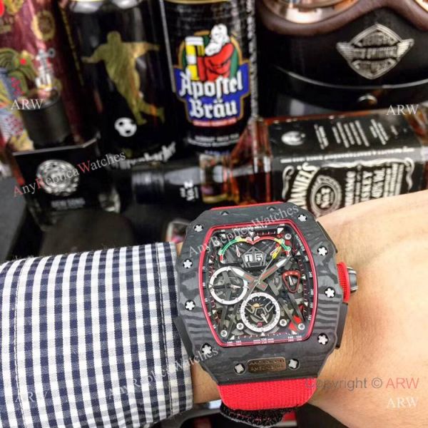 Swiss Quality Richard Mille RM50-03 McLaren F1 Carbon Watch Green Leather Strap Swiss Quality Richard Mille RM50-03 McLaren F1 Carbon Watch Green Leather Strap