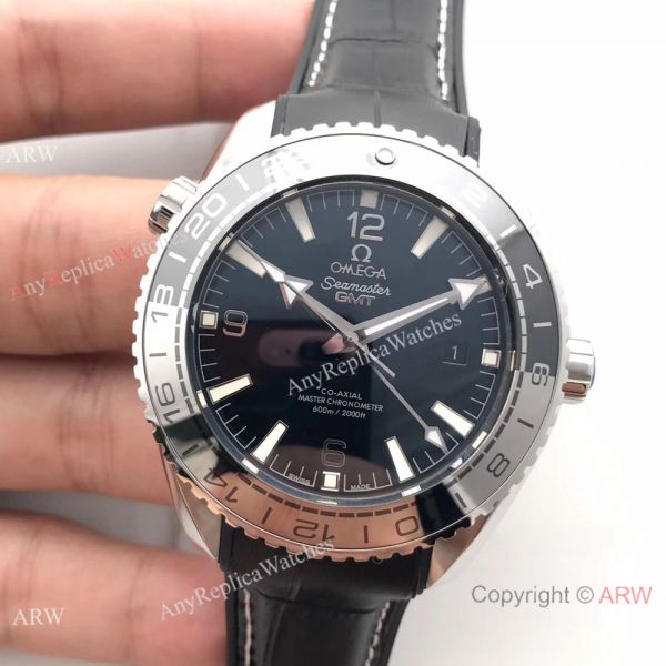 Swiss Copy Omega Seamaster GMT 600m Watch SS New BlackSilver Bezel Swiss Copy Omega Seamaster GMT 600m Watch SS New BlackSilver Bezel