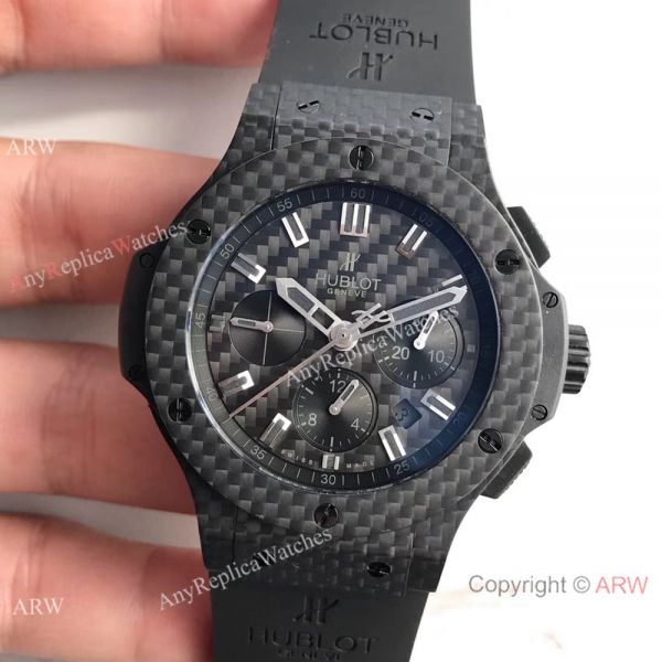 Replica Hublot Big Bang Black Carbon-Fiber Case Watch 4100 Swiss Grade Replica Hublot Big Bang Black Carbon-Fiber Case Watch 4100 Swiss Grade