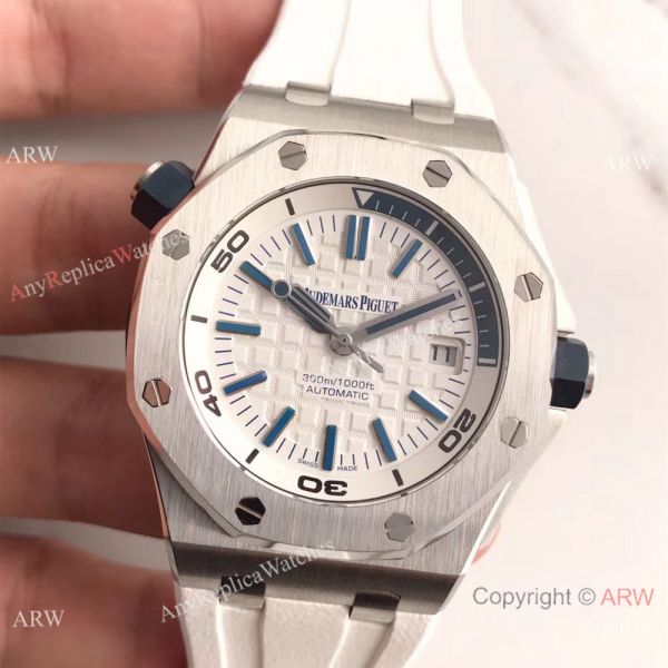 Swiss Grade Replica Audemars Piguet Royal Oak Offshore White Dial Rubber Swiss Grade Replica Audemars Piguet Royal Oak Offshore White Dial Rubber