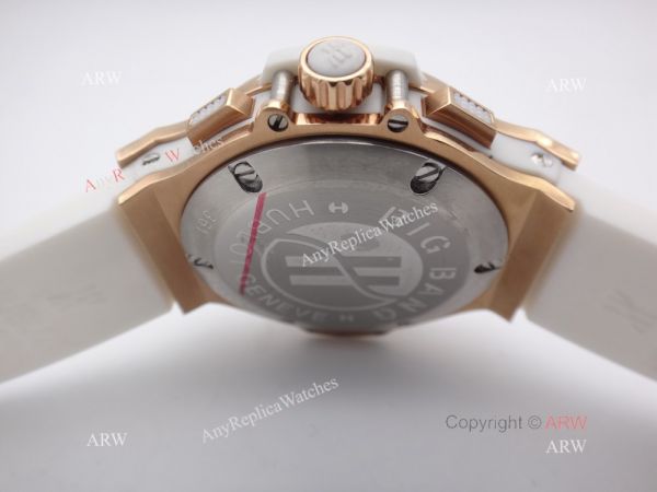 Replica Hublot Big Bang Tutti Frutti Rose Gold White Rubber Strap Watch Replica Hublot Big Bang Tutti Frutti Rose Gold White Rubber Strap Watch
