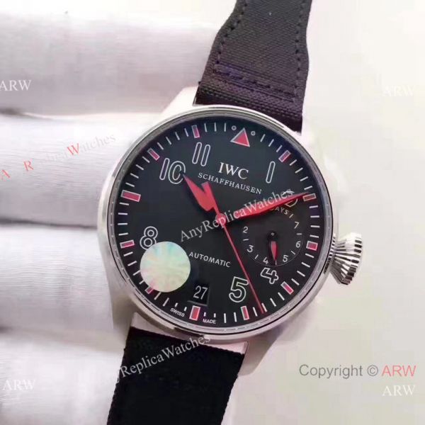 IWC Big Pilots 7 days Muhammad Ali Replica Ss Black Nylon Watch IWC Big Pilots 7 days Muhammad Ali Replica Ss Black Nylon Watch