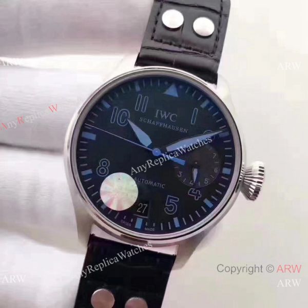 New IWC Big Pilots 7 days Muhammad Ali Watch SS BlueBlack Dial New IWC Big Pilots 7 days Muhammad Ali Watch SS BlueBlack Dial