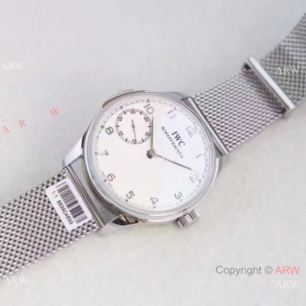 Replica IWC Portuguese Minute Repeater Stainless Steel Mesh Strap Watch Replica IWC Portuguese Minute Repeater Stainless Steel Mesh Strap Watch