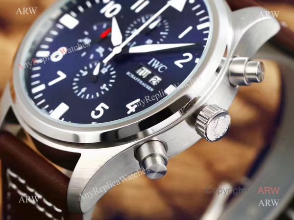 Replica IWC Pilots Chronograph Spitfire Dark Blue Dial Watch at Anyreplicawatch Replica IWC Pilots Chronograph Spitfire Dark Blue Dial Watch at Anyreplicawatch