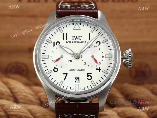 NEW IWC Schaffhausen Portugieser Men Watch SS Brown Leather 44mm NEW IWC Schaffhausen Portugieser Men Watch SS Brown Leather 44mm