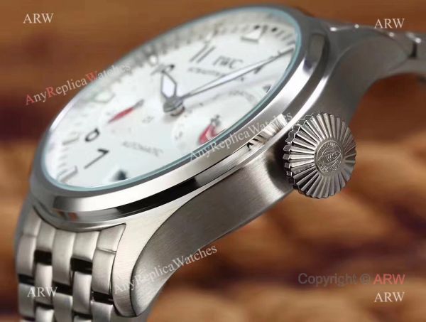 NEW IWC Schaffhausen Portugieser Replica Watch Stainless Steel White Dial 44mm NEW IWC Schaffhausen Portugieser Replica Watch Stainless Steel White Dial 44mm