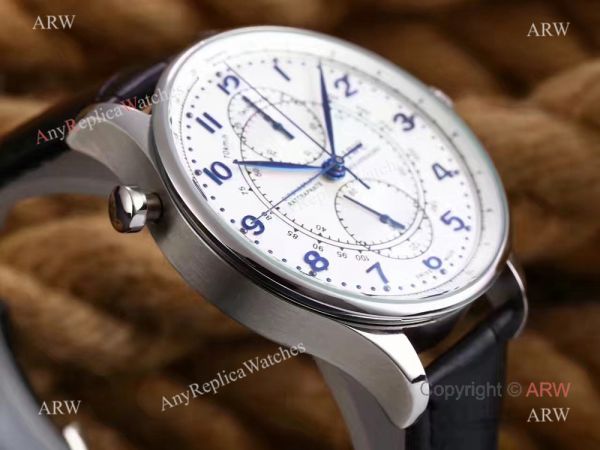 Newest Fake IWC Portugieser Rattrapante IW371215 SS Blue Markers Watch 41mm Newest Fake IWC Portugieser Rattrapante IW371215 SS Blue Markers Watch 41mm