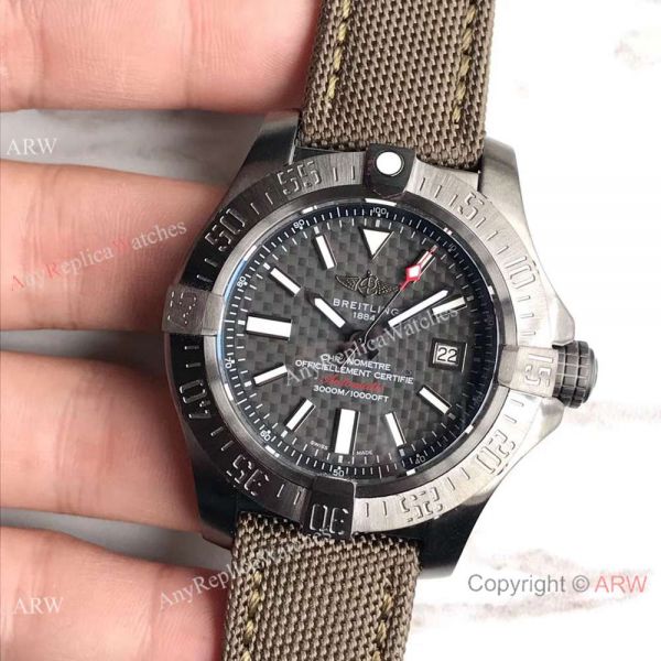 Swiss Breitling Avenger II Seawolf Replica Watch Black Carbon-Fiber Dial Swiss Breitling Avenger II Seawolf Replica Watch Black Carbon-Fiber Dial