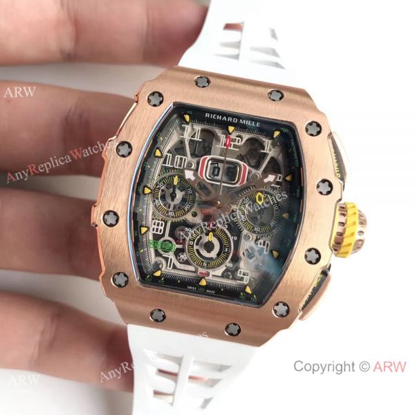 KV Factory Swiss Grade Richard Mille Flyback RM 11-03 Replica Watch Rose Gold Skeleton KV Factory Swiss Grade Richard Mille Flyback RM 11-03 Replica Watch Rose Gold Skeleton